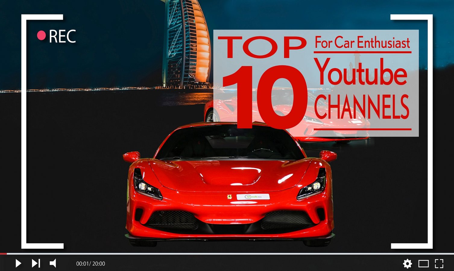 Dubai, Top YouTube channel for car enthusiasts | Stoubbiz.ae