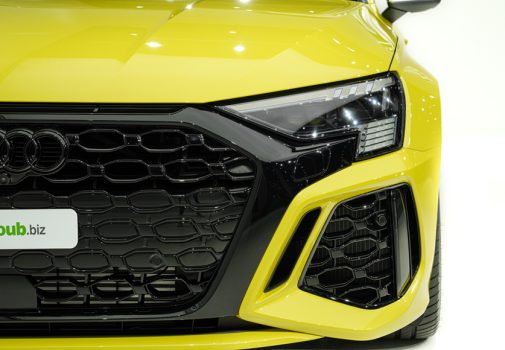 Audi RS3 in Yellow Paint