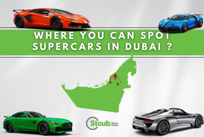 Where you can spot supercars in Dubai