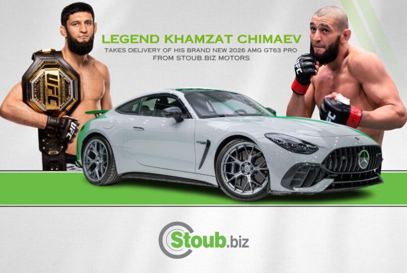 Legend Khamzat Receives AMG GT 63 PRO at Stoub Biz Motors